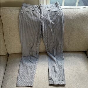 Gap Skinny Ankle Striped Pants. Size 6.
